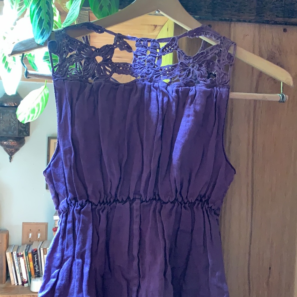 Max Studio 100% Linen Dress - Picture 3 of 4